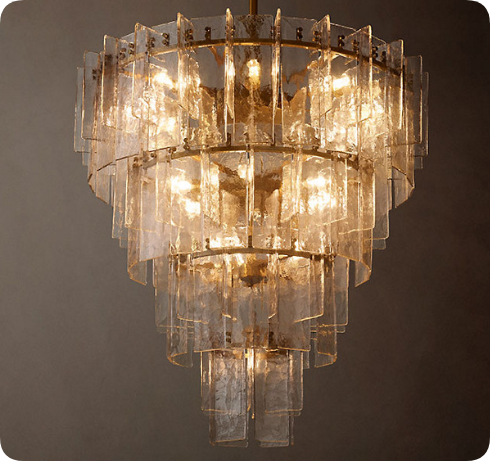 LATTICE clear glass chandelier lamp restoration hardware lighting made in China from top sourcing MG factory with better price LATTICE clear glass chandelier lamp restoration hardware lighting made in China from top sourcing MG factory with better price