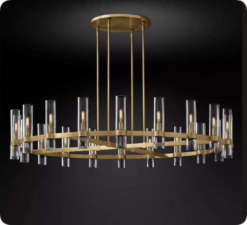 restoration hardware cannele round chandelier from China supplier with best price